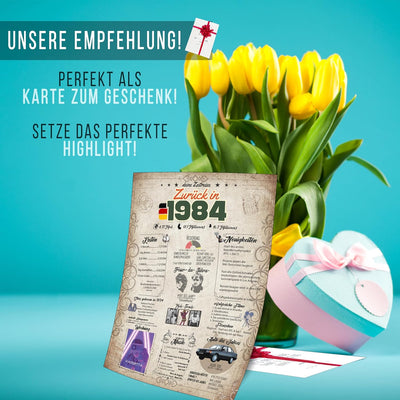 40 Jahre Geschenk Poster